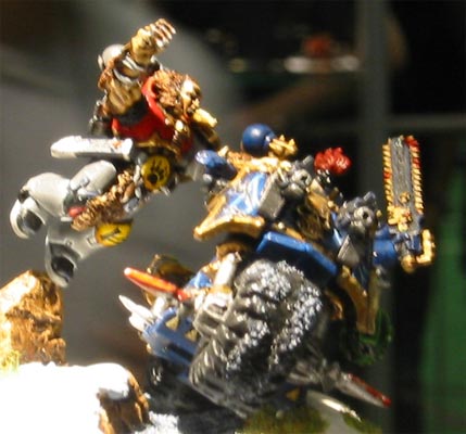 Gamesday 2003 Golden Daemon Spacewolf vs Nightlord