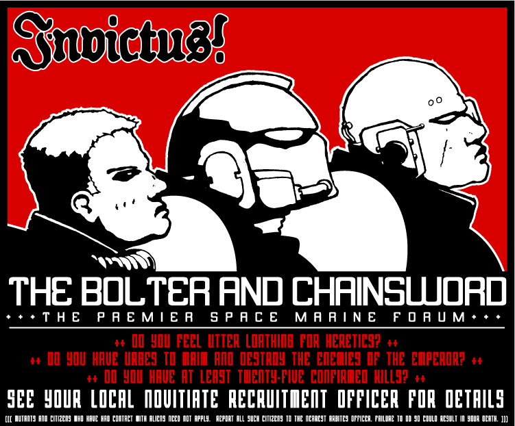 Bolter & Chainsword Forum
